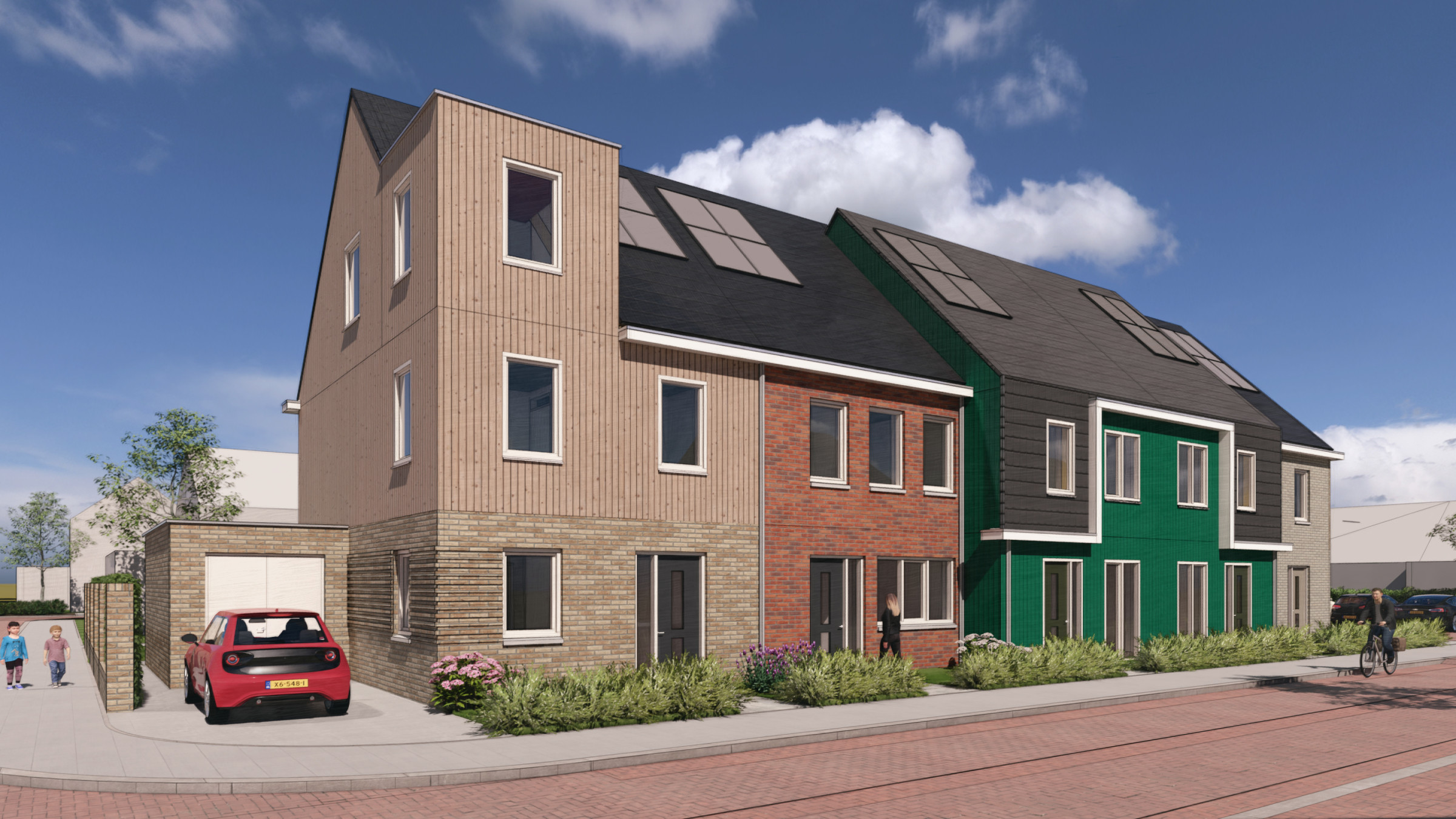 Het Nieuwe Dorp - 4 woningen Van Heemskercklaan